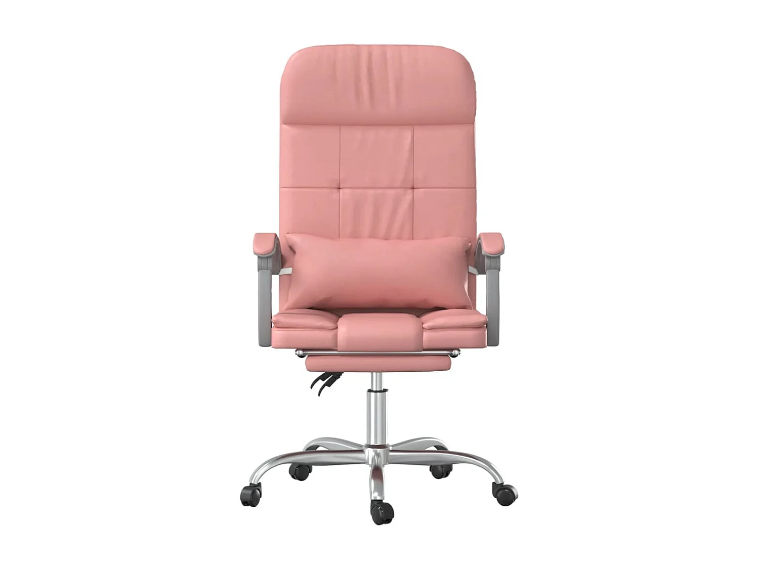 Chaise de massage inclinable de bureau Rose Similicuir -ASAF97551
