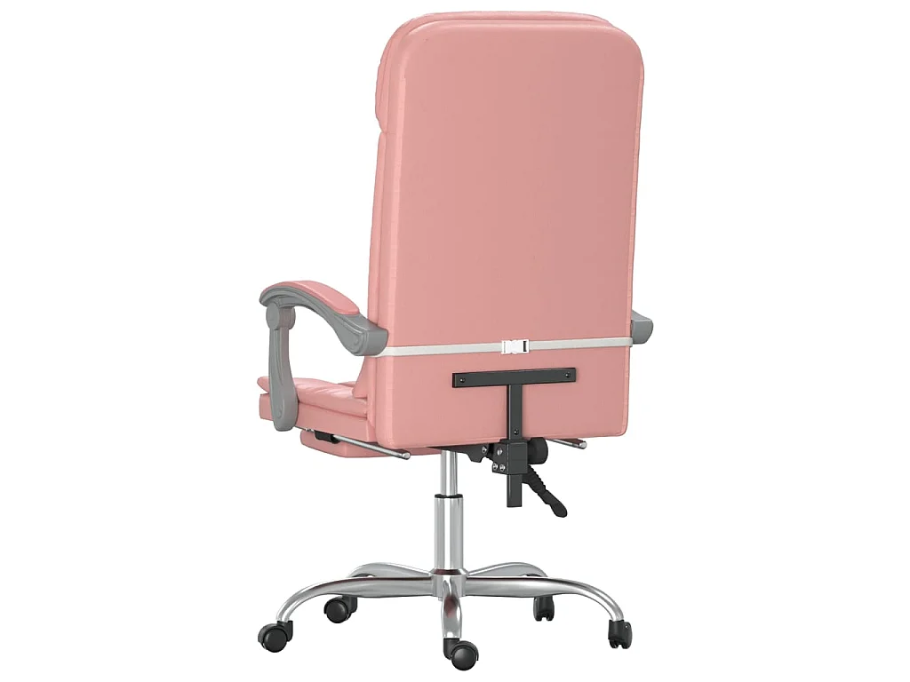 Chaise de massage inclinable de bureau Rose Similicuir -ASAF97551