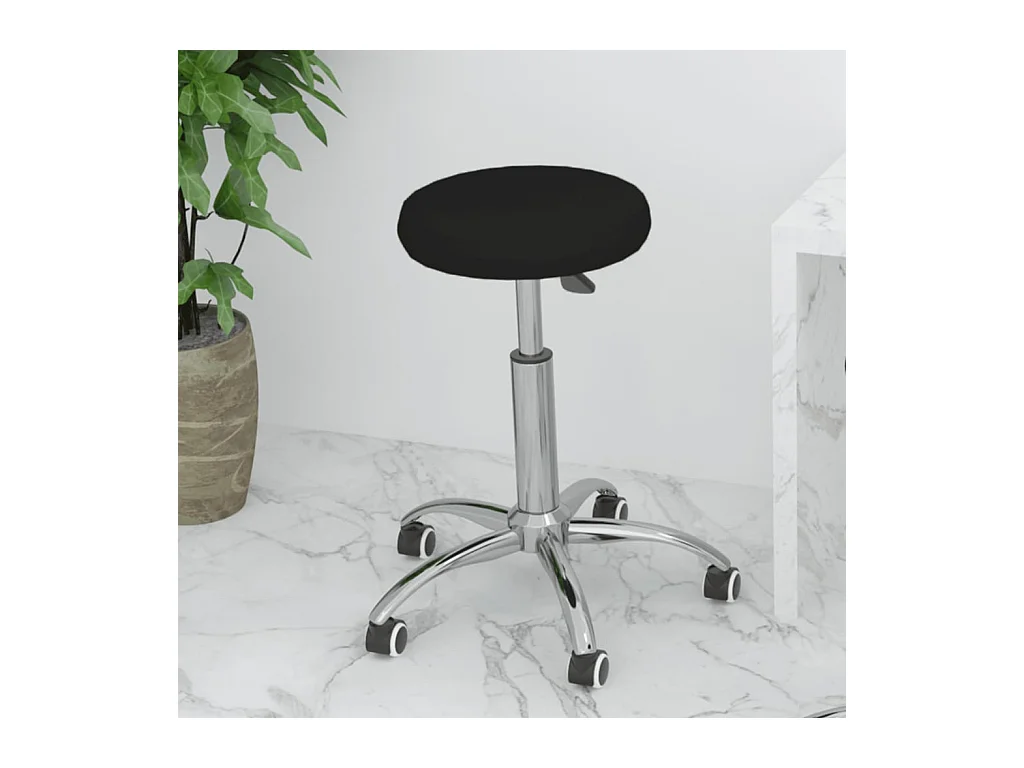 Chaise pivotante de bureau Noir Similicuir SEF79024