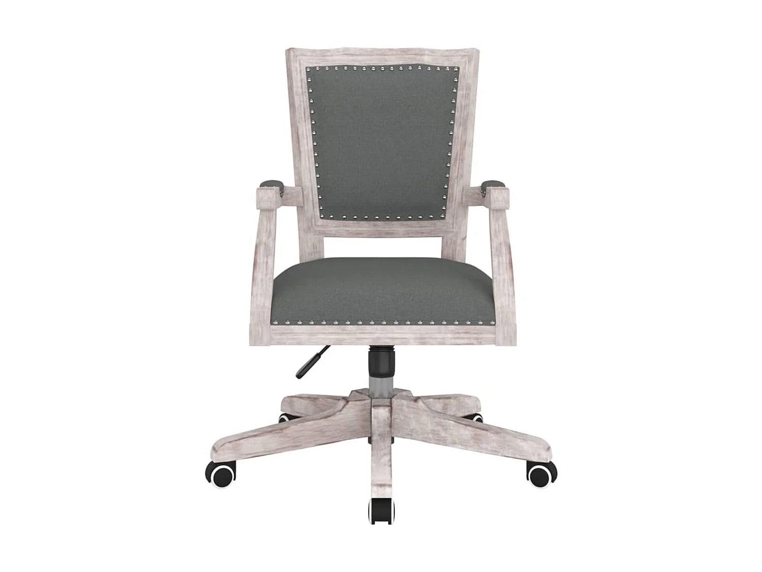 Cadeira de escritório giratória tecido cinzento-escuro PT489721
