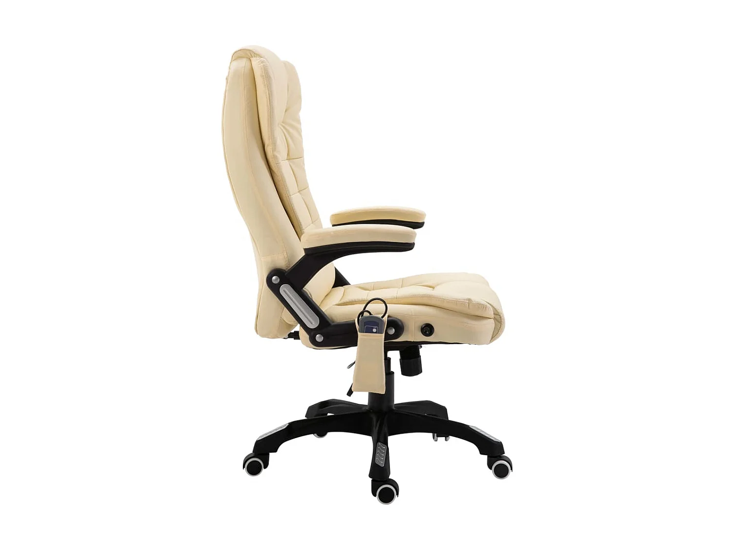 Chaise de bureau de massage Crème Similicuir SEF85387