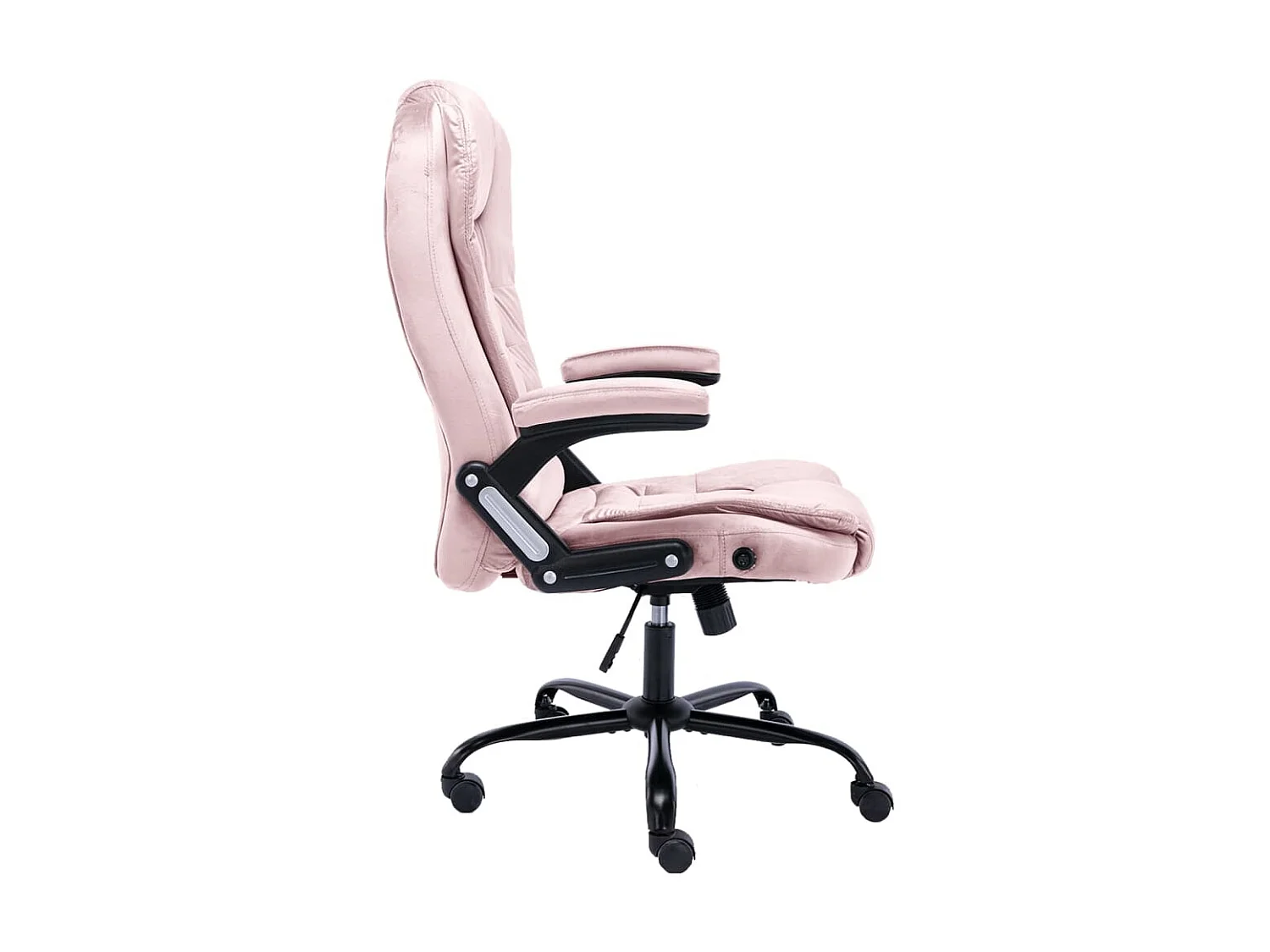 Silla de oficina de terciopelo rosa ES449029