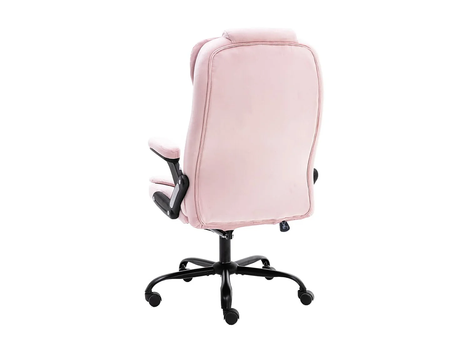 Sillón de oficina de masaje terciopelo rosa ES776168