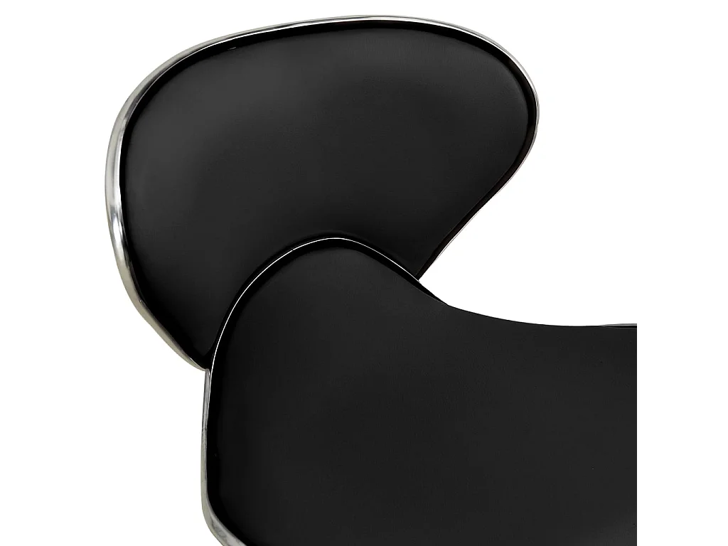 Chaise de bureau Noir Similicuir SEF41211