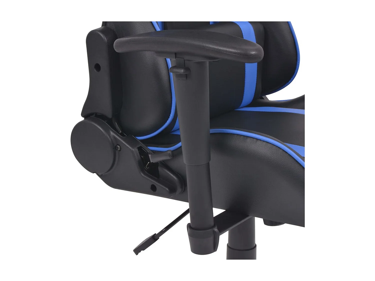 Chaise de bureau inclinable avec repose-pied Bleu SEF28770