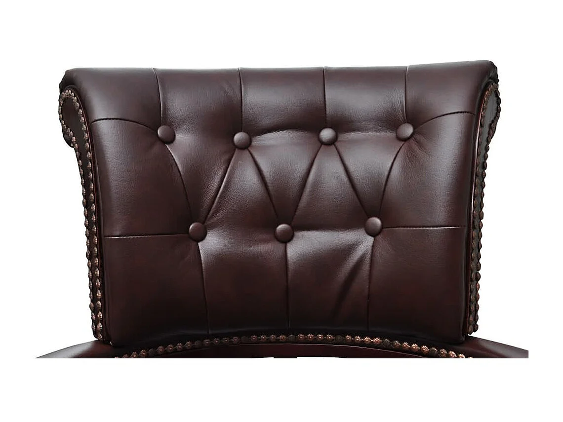 Silla de oficina giratoria marrón ES89177