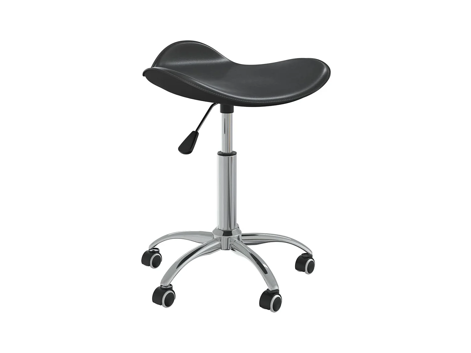 Chaise de bureau Noir Similicuir SEF12509