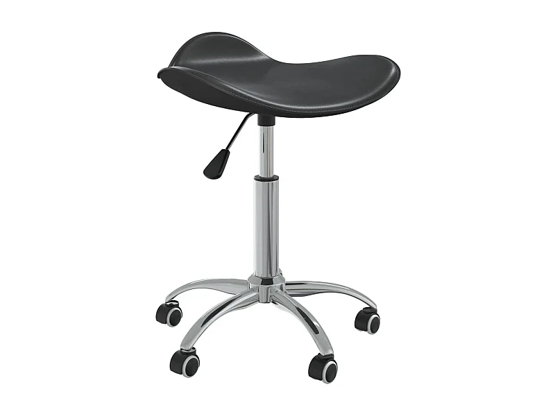 Chaise de bureau Noir Similicuir SEF12509