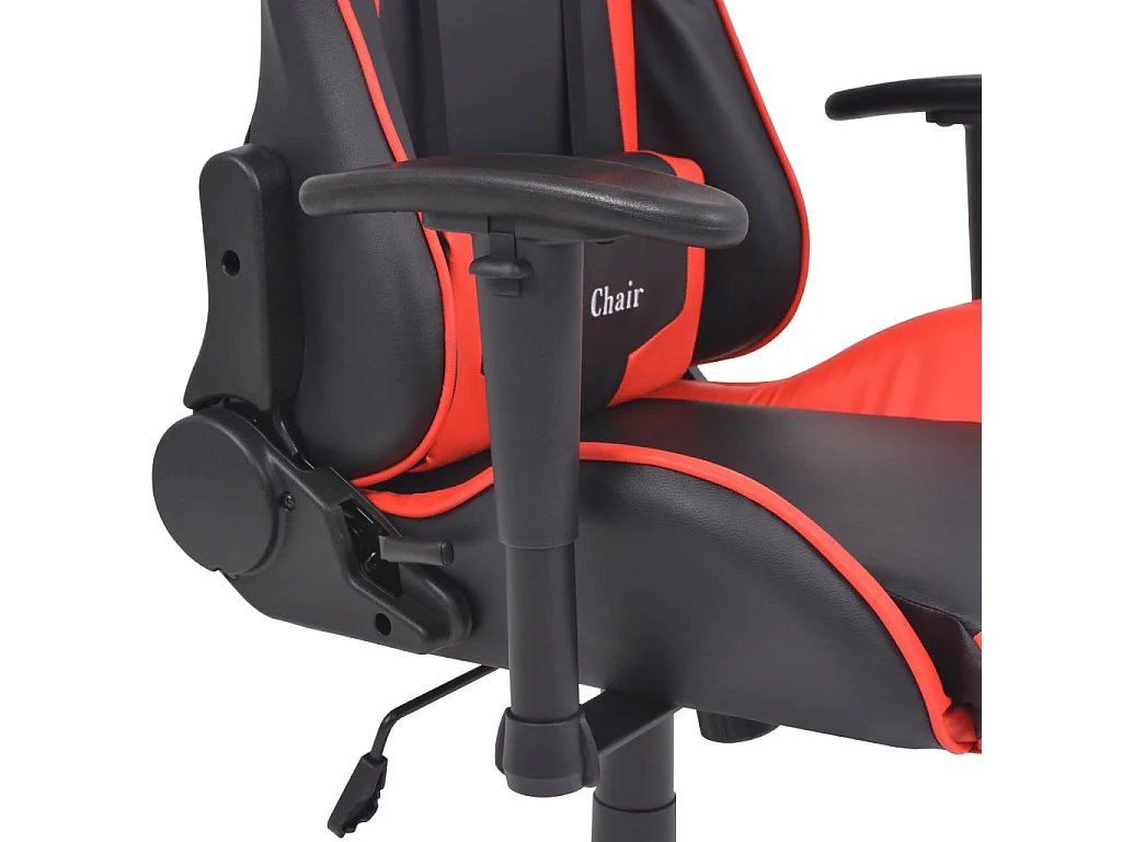 Chaise de bureau inclinable Cuir artificiel Rouge SEF20509