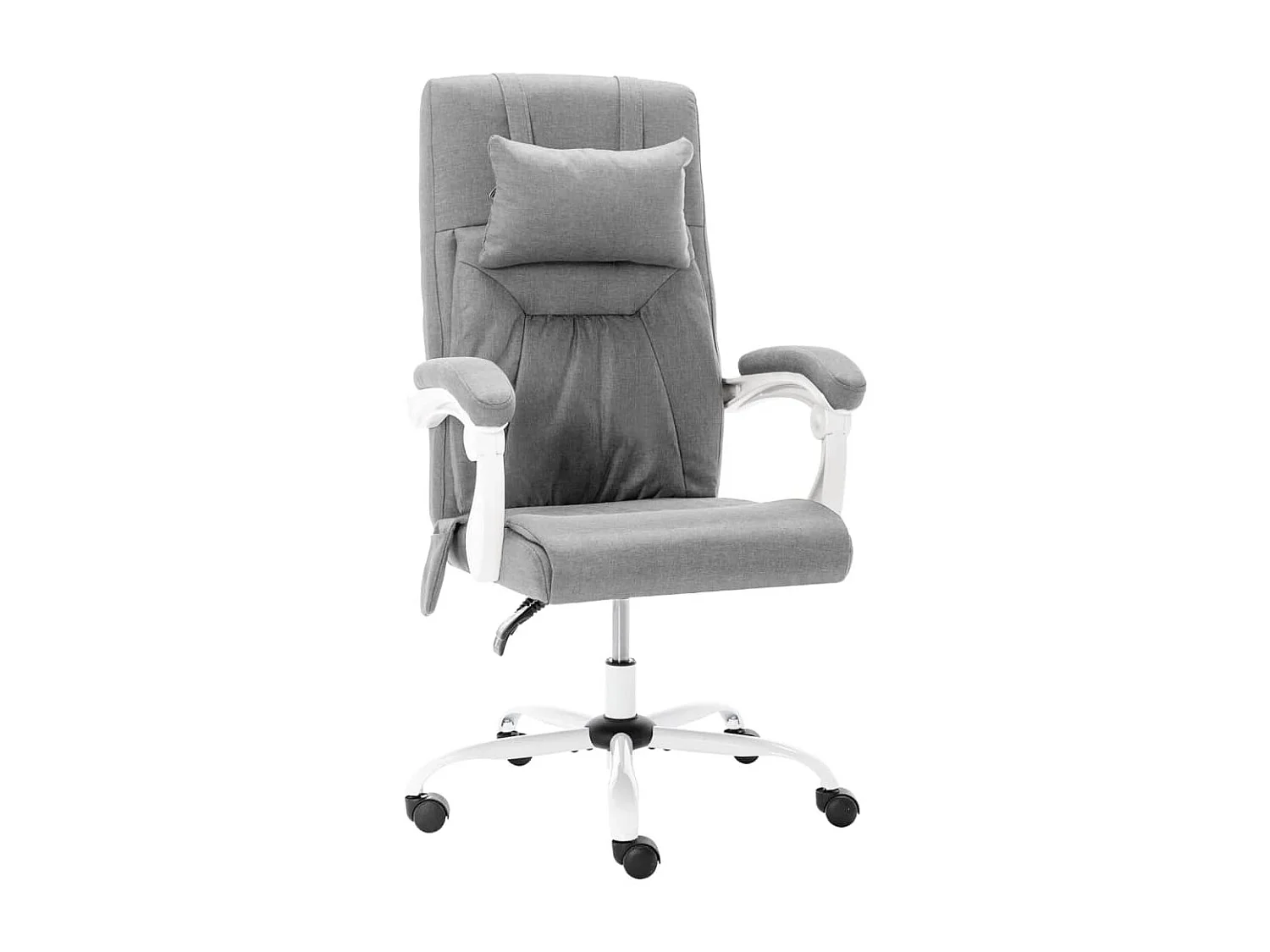 Chaise de bureau de massage Gris Tissu SEF59165