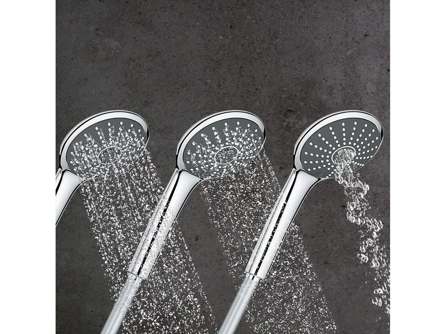 Thermostat-Duschsäule GROHE Vitalio Joy System 260 - Handbrause 3 Strahlen, Kopfbrause 3 Strahlen