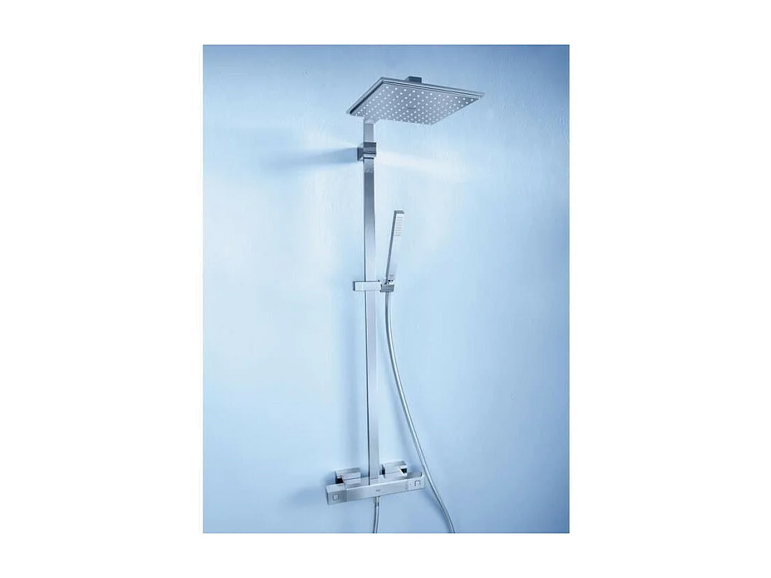 Colonne de douche Euphoria Cube XXL 230 1 jet 26087000 -Mitigeur thermostatique - Limiteur de température et de débit -C