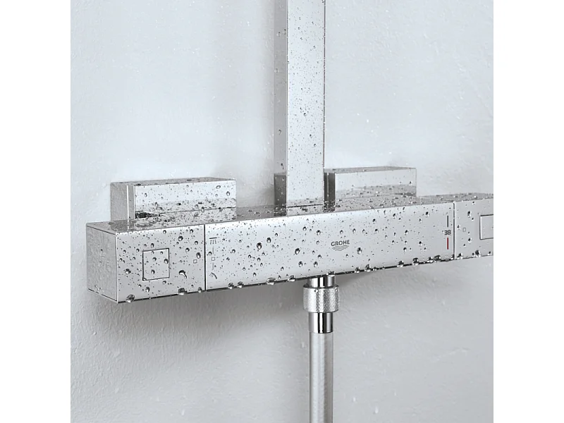 Colonne de douche Euphoria Cube XXL 230 1 jet 26087000 -Mitigeur thermostatique - Limiteur de température et de débit -C