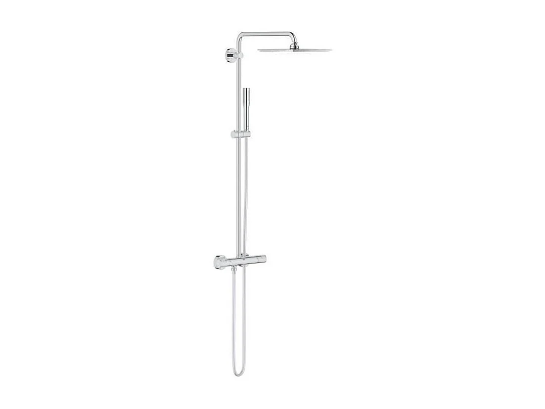 GROHE Vitalio Joy System 230 Douchekolom met thermostatische mengkraan - Glanzend chroom - Zonder LEDs
