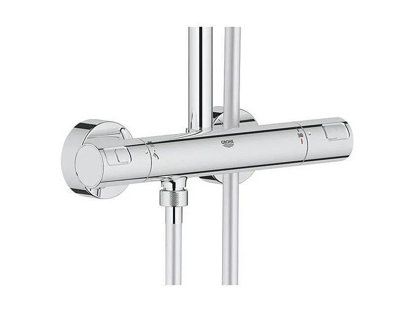 GROHE Vitalio Joy System 230 Douchekolom met thermostatische mengkraan - Glanzend chroom - Zonder LEDs