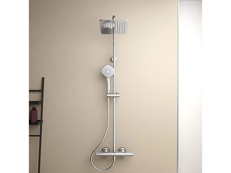 Colonne de douche thermostatique IDEAL STANDARD Ceratherm T100 Evo