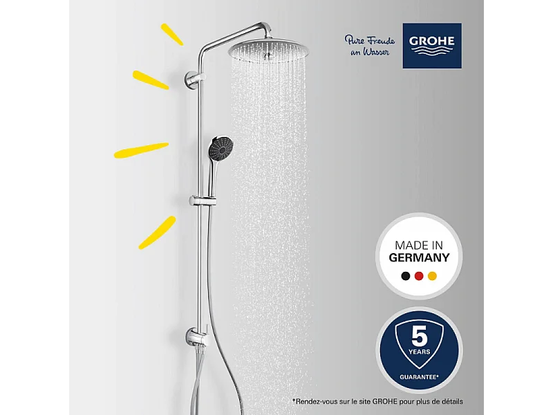 Colonne de douche - avec inverseur manuel -