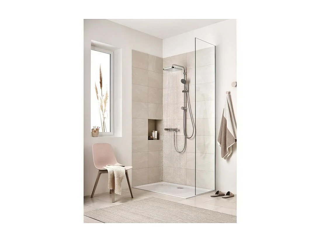 Colonne bain douche sans mitigeur GROHE Vitalio Start System avec inverseur manuel 250