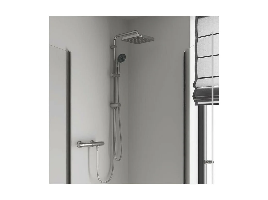 Colonne bain douche sans mitigeur GROHE Vitalio Start System avec inverseur manuel 250