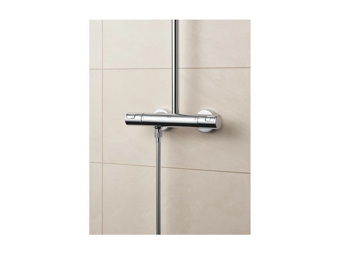 Thermostatische douchekolom GROHE Vitalio Start System 250 Cube - Glanzend Chroom - 5 jaar garantie