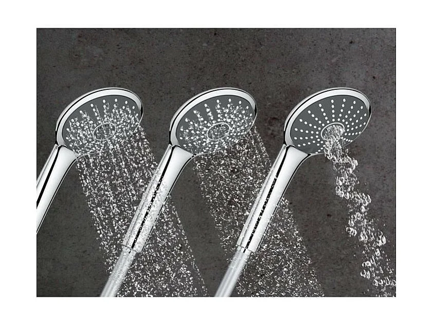 Colonne de douche robinet thermostatique Vitalio Joy 260, 50% d'économie d'eau et d'énergie, douchette 3 jets, 264