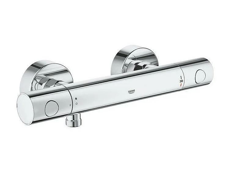 Miscelatore termostatico per doccia GROHE Precision Get TurboStat SafeStop EcoJoy Starlight MetalGrip - Grigio chiaro