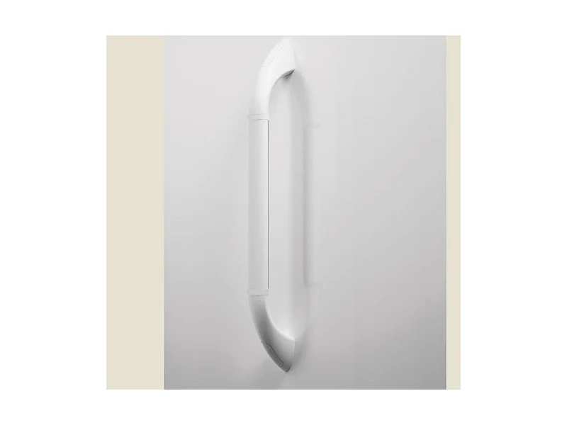 Kinedo - Barre de maintien verticale blanc a visser 45 cm