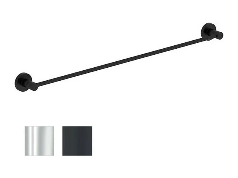 Barre porte-serviettes JACOB DELAFON Eo Classique Noir mat