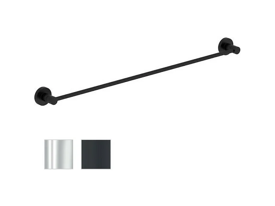 Barre porte-serviettes JACOB DELAFON Eo Classique Noir mat