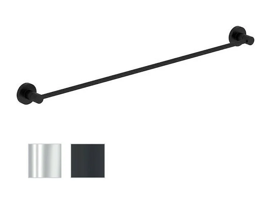 Barre porte-serviettes JACOB DELAFON Eo Classique Noir mat
