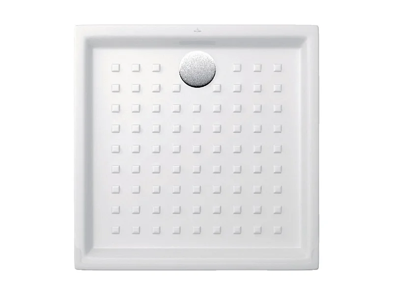 Receveur 90 x 90 Villeroy & Boch O.Novo céramique carré blanc
