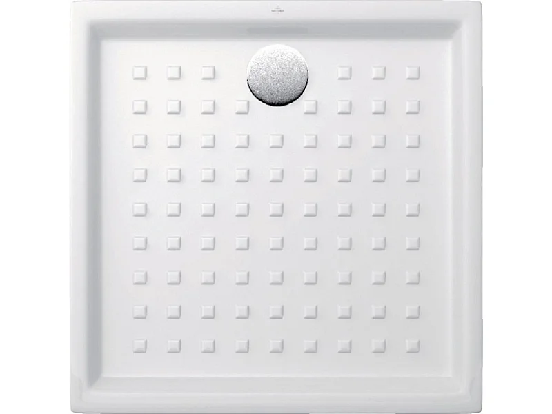 Receveur 90 x 90 Villeroy & Boch O.Novo céramique carré blanc