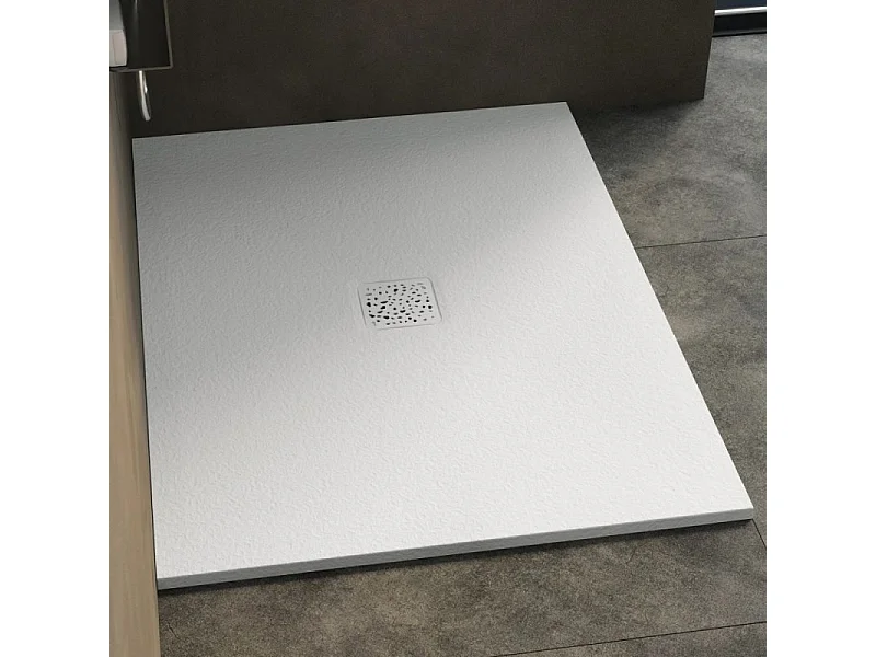 Receveur antidérapant 170 x 70 KINEDO Kinemoon biolex rectangle blanc