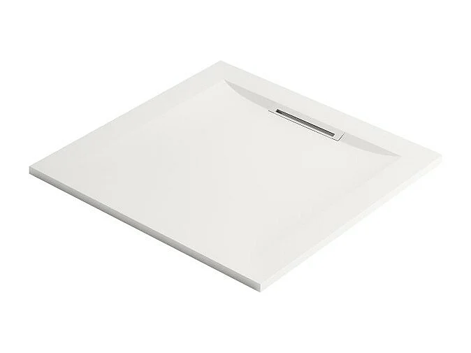 Receveur de douche antidérapant 80 x 80 JACOB DELAFON Flight Pure carré blanc