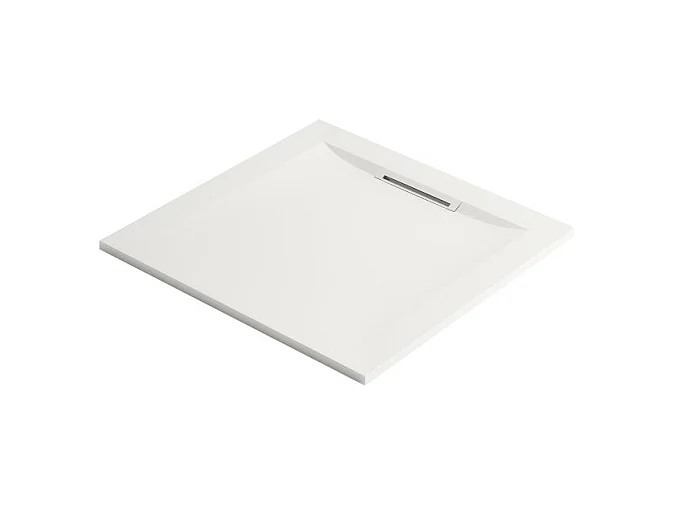 Receveur de douche antidérapant 80 x 80 JACOB DELAFON Flight Pure carré blanc