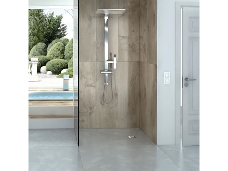 Receveur de douche à carreler 90 x 90 WEDI Fundo Primo carré écoulement excentré
