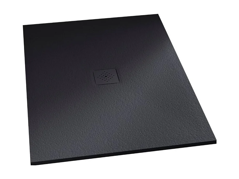 Receveur antidérapant 140 x 70 KINEDO Kinemoon biolex rectangle gris anthracite