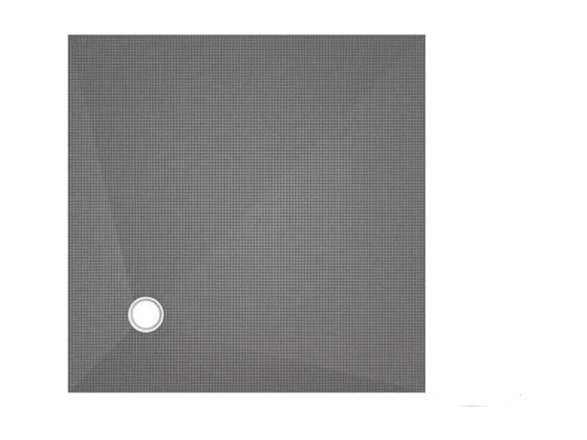 Receveur de douche à carreler 150 x 150 WEDI Fundo Primo carré écoulement excentré