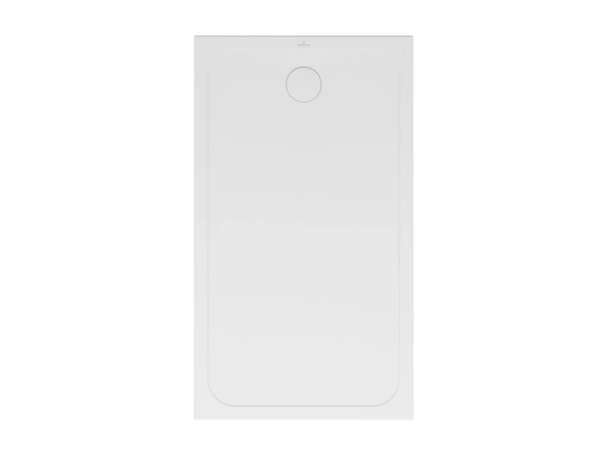 Receveur de douche antidérapant 100 x 80 VILLEROY ET BOCH Lifetime Plus céramique blanc