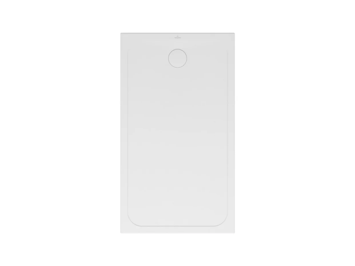 Receveur de douche antidérapant 100 x 80 VILLEROY ET BOCH Lifetime Plus céramique blanc