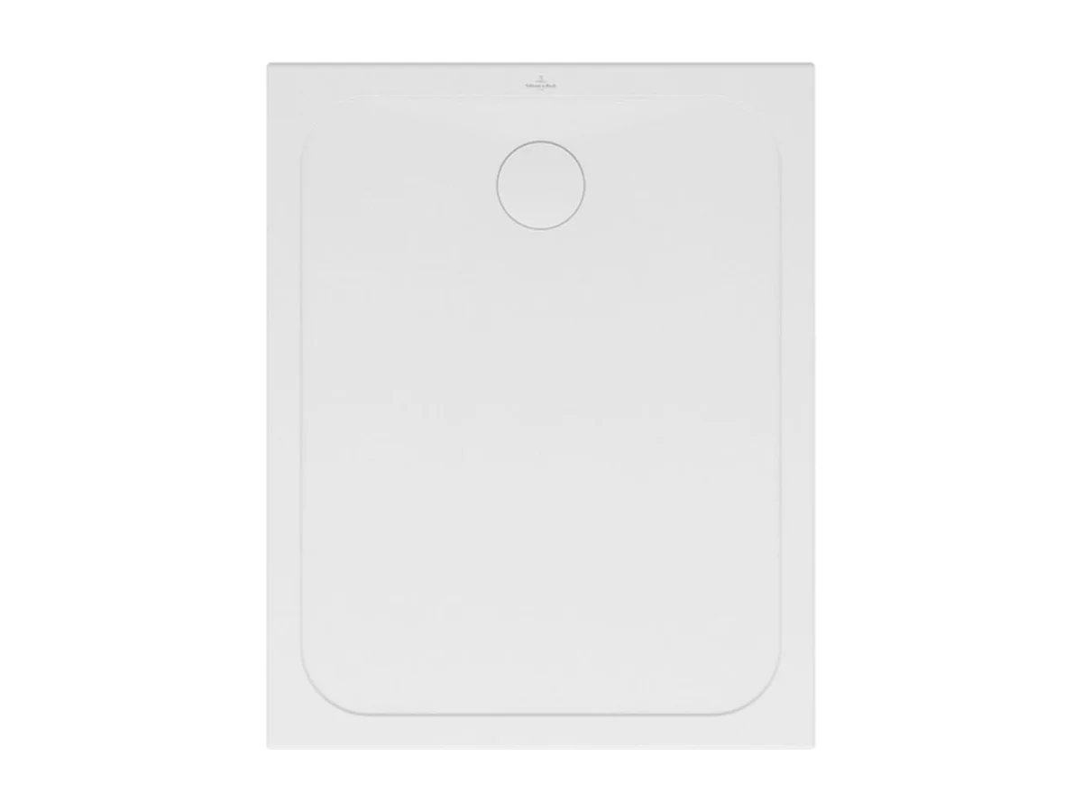 Receveur de douche antidérapant 100 x 80 VILLEROY ET BOCH Lifetime Plus céramique blanc