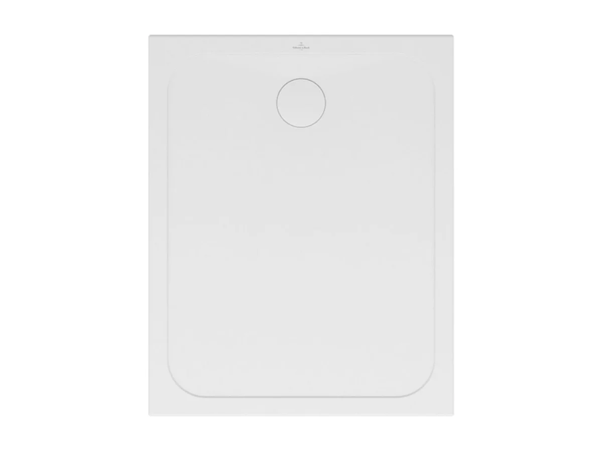 Receveur de douche antidérapant 100 x 80 VILLEROY ET BOCH Lifetime Plus céramique blanc