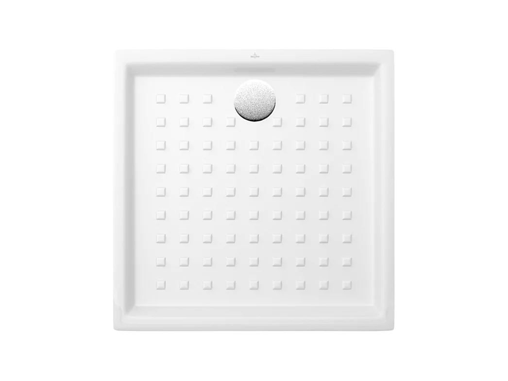 Receveur 100 x 100 VILLEROY ET BOCH O.Novo ceramique carré blanc