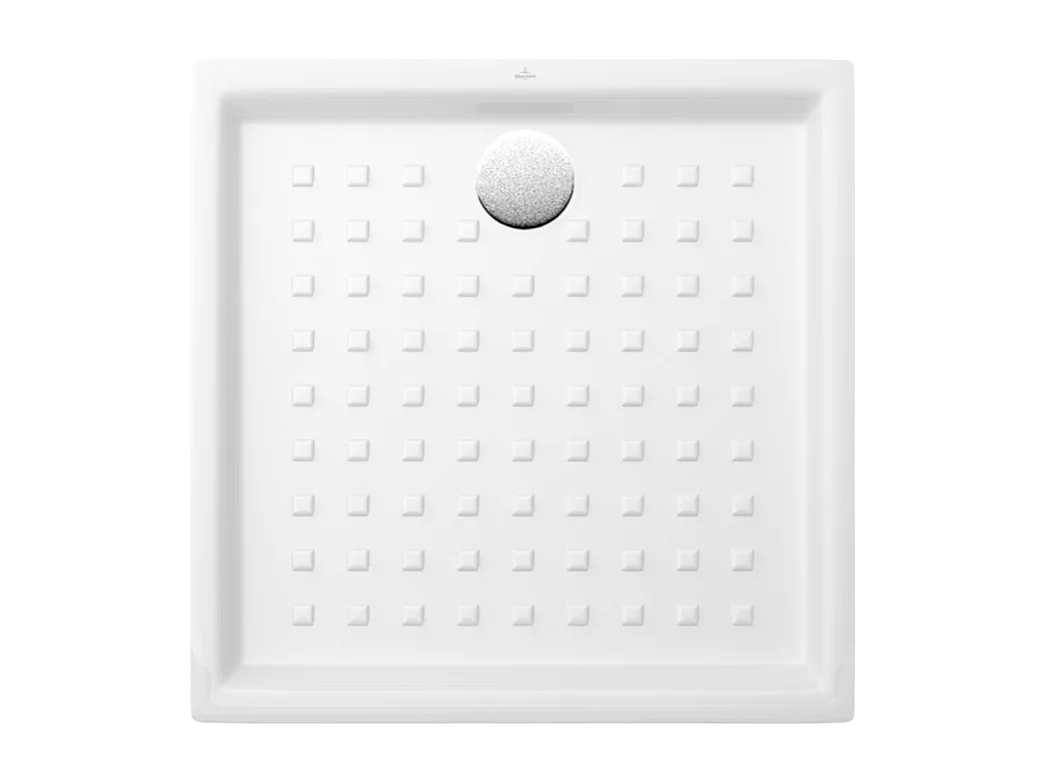 Receveur 100 x 100 VILLEROY ET BOCH O.Novo ceramique carré blanc