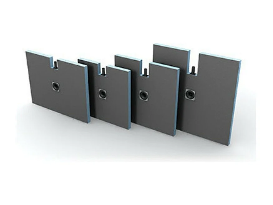 Wedi - Receveur à carreler Wedi Fundo Plano Linea sortie petit côté 120 x 90