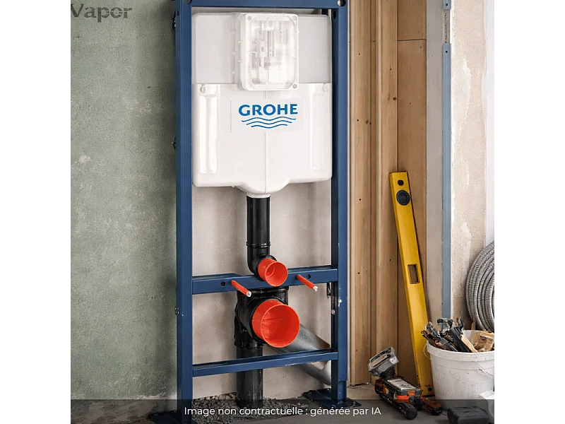 GROHE - Bati support largeur réduite pour WC Rapid SL 1.13 m x 0.42 m