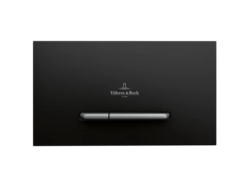 Plaque de commande VILLEROY ET BOCH WC ViConnect noir mat