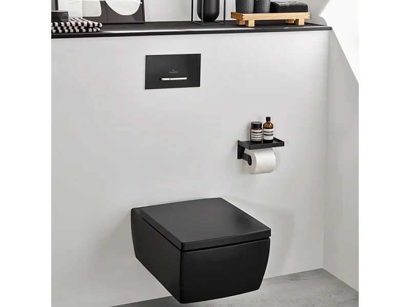 Plaque de commande VILLEROY ET BOCH WC ViConnect 300S noir mat