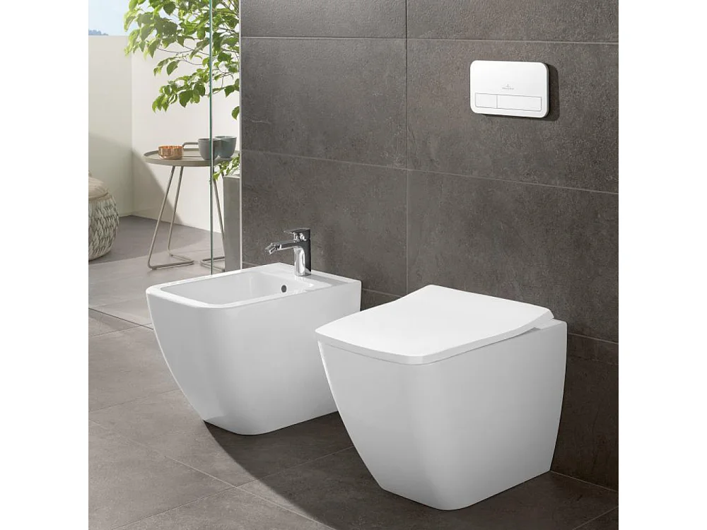 Plaque de commande VILLEROY ET BOCH ViConnect E200 blanche