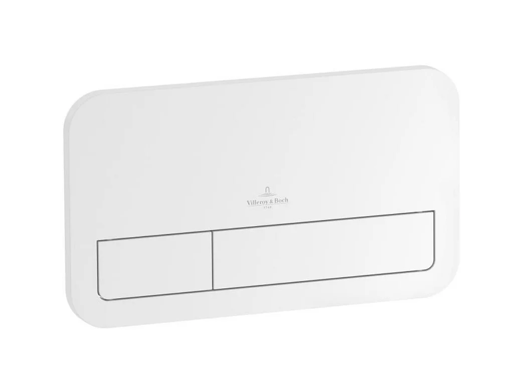 Plaque de commande VILLEROY ET BOCH ViConnect E200 blanche